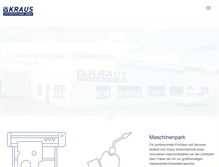 Tablet Screenshot of kraus-systemtechnik.de